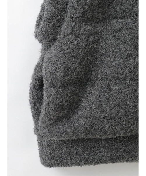 セール】アルパカブレンド中綿ニットベスト（ブルゾン）｜HER.（ハー