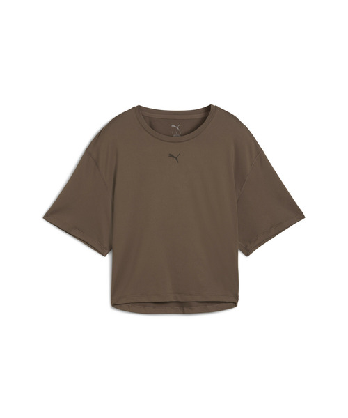 PUMA（プーマ）の「PUMA プーマ ウィメンズ トレーニング クラウドスパン リラックスド 半袖 T（Tシャツ/カットソー・レディース・ブロンズ/ブラック・SMALL/MEDIUM/X-LARGE/LARGE）」の5枚目の写真