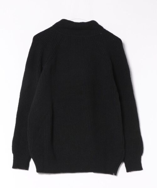 MASHIRO（マシロ）の「【MASHIRO】ルーズシルエットハイネックジップニット Y2K バッジ付き（MA/EKW123）（ニット/セーター・レディース・グレー/ブラック・FREE）」の9枚目の写真