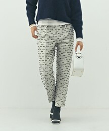 NOLLEY’S | 《セットアップ対応》ウォッシャブルリボンジャガードタックテーパードパンツ(その他パンツ)