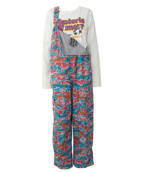 HYSTERIC GLAMOUR（ヒステリックグラマー）の「ミリタリーオーバーオール（つなぎ/オールインワン・レディース・ブラック/その他2/カーキ系/カーキ・MEDIUM/SMALL）」の12枚目の写真