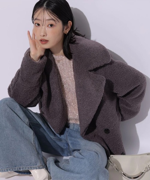 ボアショートコート（ダウンジャケット/コート）｜Mystrada（マイ