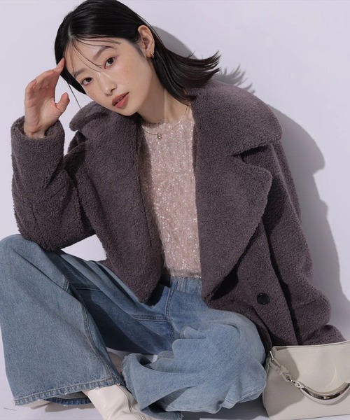 ボアショートコート（ダウンジャケット/コート）｜Mystrada（マイ