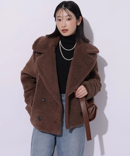 ボアショートコート（ダウンジャケット/コート）｜Mystrada（マイ