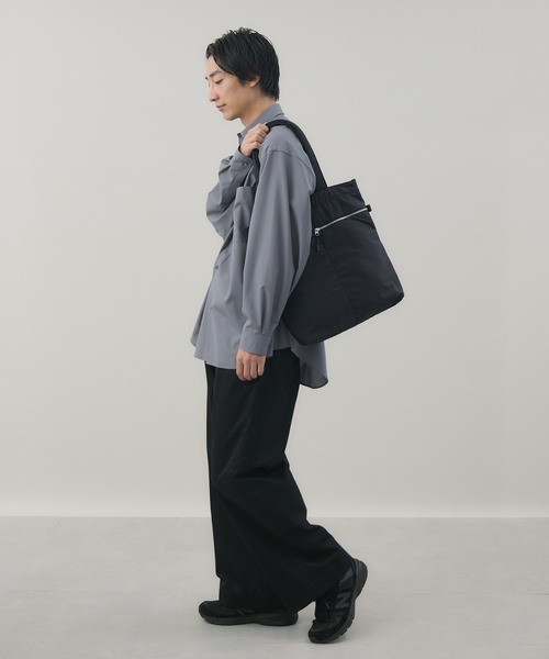 kuros'(クロス)の「【kuros’オリジナル】高密度織ナイロントートバッグ 豊岡産(トートバッグ・レディース・ブラック・FREE)」の14枚目の写真