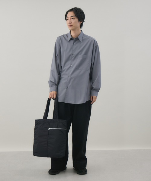 kuros'(クロス)の「【kuros’オリジナル】高密度織ナイロントートバッグ 豊岡産(トートバッグ・レディース・ブラック・FREE)」の12枚目の写真
