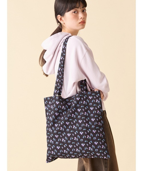 ANNA SUI（アナスイ）の「【LILY BROWN ×ANNA SUI】ロゴトートバック（トートバッグ・レディース・ブラック/ライトブルー/グリーン・FREE）」の6枚目の写真