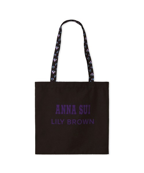 ANNA SUI（アナスイ）の「【LILY BROWN ×ANNA SUI】ロゴトートバック（トートバッグ・レディース・ブラック/ライトブルー/グリーン・FREE）」の8枚目の写真