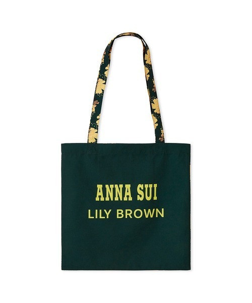 ANNA SUI（アナスイ）の「【LILY BROWN ×ANNA SUI】ロゴトートバック（トートバッグ・レディース・ブラック/ライトブルー/グリーン・FREE）」の9枚目の写真