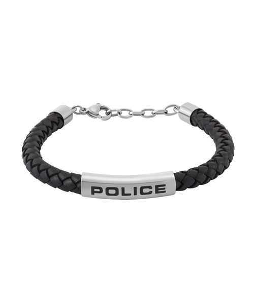 POLICE(ポリス)の「【POLICE】ポリス SKYFALL ブレスレット(ブレスレット・メンズ・ブラウン/ブラック・FREE)」の1枚目の写真