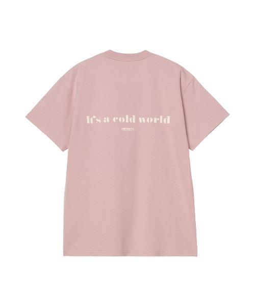 Carhartt WIP(カーハートダブリューアイピー)の「Carhartt WIP S/S COLD WORLD T-SHIRT(カーハートワークインプログレス ショートスリーブ コールドワールド Tシャツ)(Tシャツ/カットソー・メンズ・グリーン系/ピンク系・SMALL/MEDIUM/LARGE/X-LARGE)」の8枚目の写真