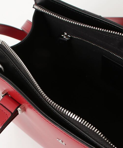 Vivienne Westwood MAN（ヴィヴィアンウエストウッドマン）の「TINY ORB LEATHER SQUARE TOTE M（トートバッグ・メンズ・レッド系その他3/ブラック・FREE）」の5枚目の写真