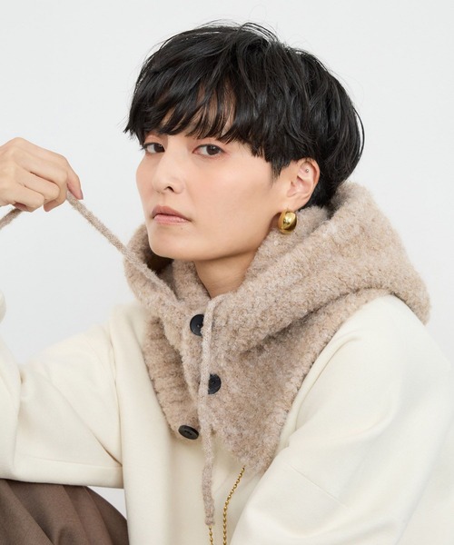 BARNYARDSTORM / フードツキスヌード（ネックウォーマー/スヌード