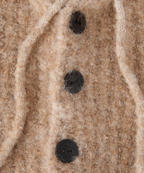 BARNYARDSTORM（バンヤードストーム）の「BARNYARDSTORM / フードツキスヌード（ネックウォーマー/スヌード・レディース・グレー/ホワイト/ベージュ・FREE）」の16枚目の写真