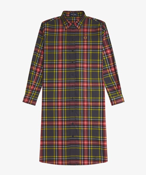 FRED PERRY（フレッドペリー）の「Tartan Shirt Dress／タータン