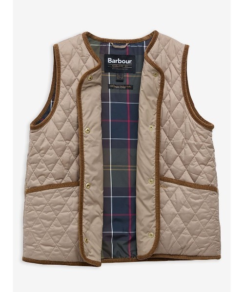 Barbour(バブアー)の「Wilmaキルティング ベスト(レディース)(その他アウター・レディース・ベージュ/ブラック・10/8)」の17枚目の写真