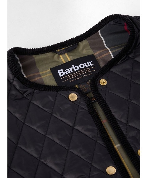 Barbour(バブアー)の「Wilmaキルティング ベスト(レディース)(その他アウター・レディース・ベージュ/ブラック・10/8)」の3枚目の写真