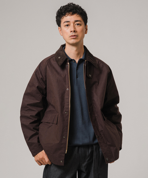 Barbour(バブアー)の「Barbour for MARKAWARE & EDIFICE 別注 TRANSPORT/トランスポート(その他アウター・メンズ・ブラウン/ブラック・3/2/1)」の9枚目の写真