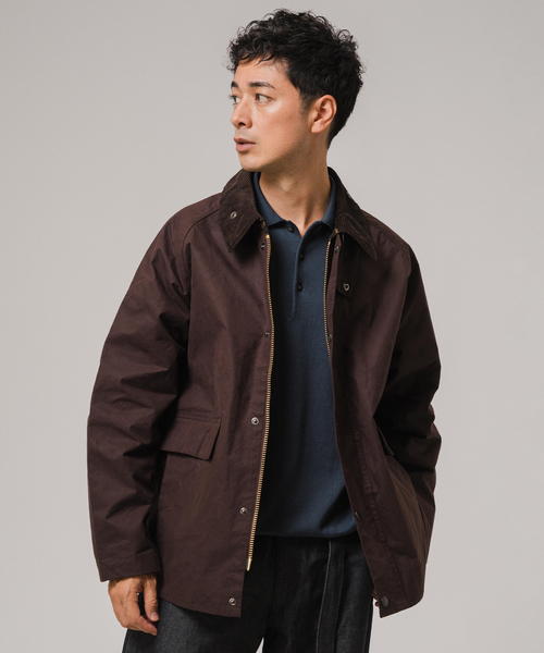 Barbour(バブアー)の「Barbour for MARKAWARE & EDIFICE 別注 TRANSPORT/トランスポート(その他アウター・メンズ・ブラウン/ブラック・3/2/1)」の6枚目の写真