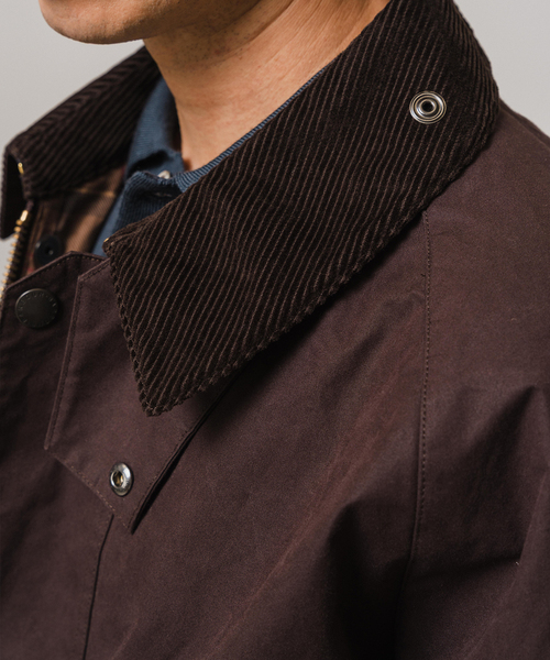 Barbour(バブアー)の「Barbour for MARKAWARE & EDIFICE 別注 TRANSPORT/トランスポート(その他アウター・メンズ・ブラウン/ブラック・3/2/1)」の19枚目の写真