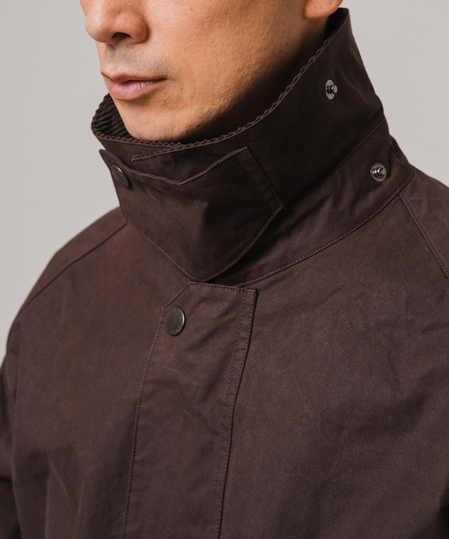 Barbour(バブアー)の「Barbour for MARKAWARE & EDIFICE 別注 TRANSPORT/トランスポート(その他アウター・メンズ・ブラウン/ブラック・3/2/1)」の5枚目の写真
