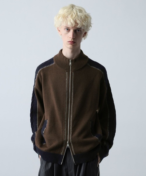 ステッチライントラックニット(HARE)（カーディガン/ボレロ）｜HARE