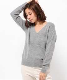 DouDou | 【DouDou】フェレットVネックニット(ニット/セーター)