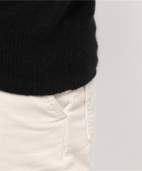 DouDou（ドゥドゥ）の「【DouDou】フェレットVネックニット（ニット/セーター・レディース・グレー/ラベンダー/ブラック/ネイビー・FREE）」の10枚目の写真