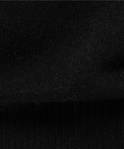 DouDou（ドゥドゥ）の「【DouDou】フェレットVネックニット（ニット/セーター・レディース・グレー/ラベンダー/ブラック/ネイビー・FREE）」の11枚目の写真