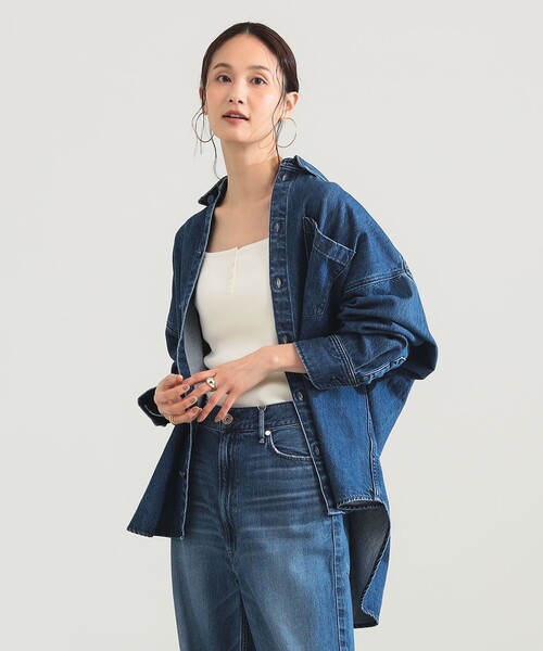 upperhights(アッパーハイツ)の「【別注】upper hights / THE MORGAN デニムシャツ(シャツ/ブラウス・レディース・ブルー系その他4・1/0)」の1枚目の写真