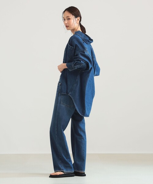 upperhights(アッパーハイツ)の「【別注】upper hights / THE MORGAN デニムシャツ(シャツ/ブラウス・レディース・ブルー系その他4・1/0)」の3枚目の写真