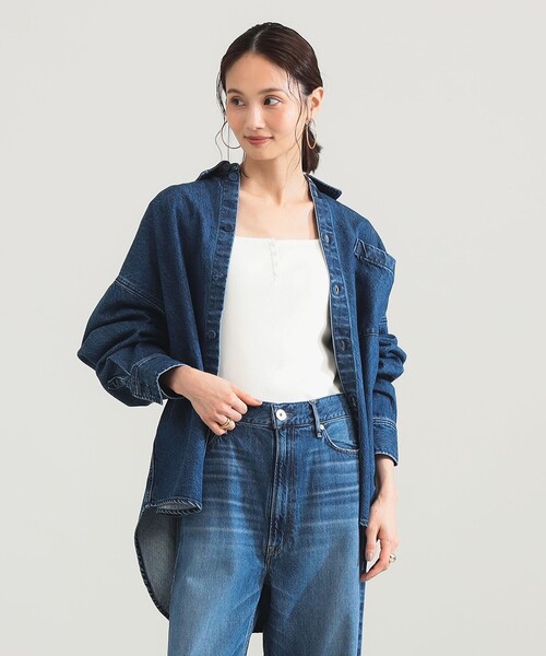 upperhights(アッパーハイツ)の「【別注】upper hights / THE MORGAN デニムシャツ(シャツ/ブラウス・レディース・ブルー系その他4・1/0)」の5枚目の写真