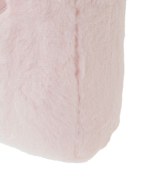 Maison de FLEUR（メゾンドフルール）の「フェイクファー中仕切りバッグ（ハンドバッグ・レディース・ピンク/ブルー/ホワイト・FREE）」の13枚目の写真