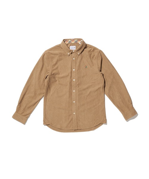 Arnold Palmer(アーノルドパーマー)の「16Wコーデュロイ シェア シャツ(シャツ/ブラウス・レディース・ブラック/グレイッシュベージュ/アッシュブラウン・LL/L/M/S/XS)」の2枚目の写真