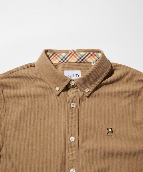 Arnold Palmer(アーノルドパーマー)の「16Wコーデュロイ シェア シャツ(シャツ/ブラウス・レディース・ブラック/グレイッシュベージュ/アッシュブラウン・LL/L/M/S/XS)」の5枚目の写真