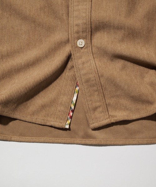 Arnold Palmer(アーノルドパーマー)の「16Wコーデュロイ シェア シャツ(シャツ/ブラウス・レディース・ブラック/グレイッシュベージュ/アッシュブラウン・LL/L/M/S/XS)」の7枚目の写真