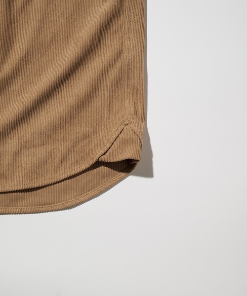 Arnold Palmer(アーノルドパーマー)の「16Wコーデュロイ シェア シャツ(シャツ/ブラウス・レディース・ブラック/グレイッシュベージュ/アッシュブラウン・LL/L/M/S/XS)」の8枚目の写真