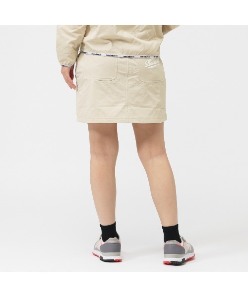 NEW BALANCE（ニューバランス）の「ニューバランス New Balance QUILTED SKIRT（スカート・レディース・ベージュ/ブラック・M/L/XL）」の3枚目の写真