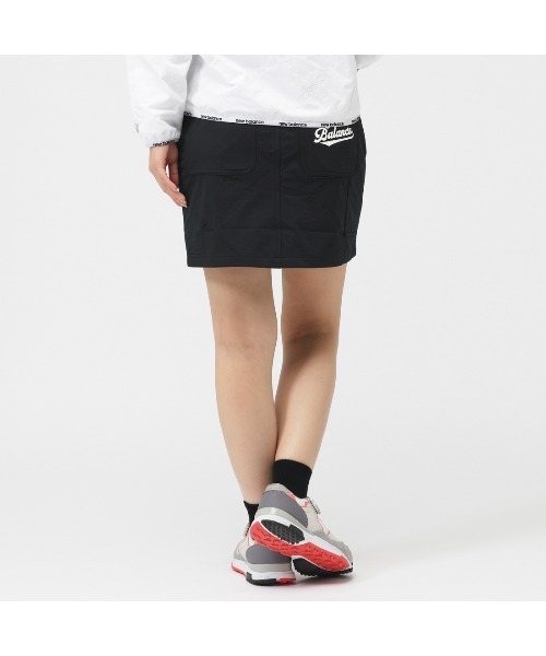 NEW BALANCE（ニューバランス）の「ニューバランス New Balance QUILTED SKIRT（スカート・レディース・ベージュ/ブラック・M/L/XL）」の4枚目の写真