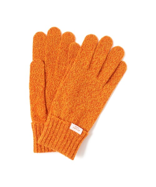 BEAMS JAPAN(ビームス ジャパン)の「【別注】tet. / 天竺 ミックス カシミヤ ミックスカラーグローブ Men(手袋・レディース・オレンジ・ONE SIZE)」の6枚目の写真