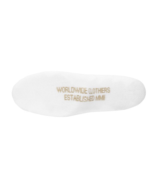 HUF(ハフ)の「WORLDWIDE CLOTHIERS SOCKS(ソックス/靴下・メンズ・グリーン/ホワイト・O/S)」の3枚目の写真