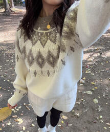 FREE'S MART | ◆ウール混ノルディックニット(ニット/セーター)