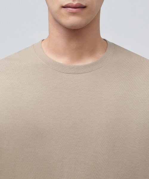 MUSINSA STANDARD（ムシンサスタンダード）の「ベーシッククルーネックTシャツ[ベージュ]（Tシャツ/カットソー・メンズ・その他・SMALL/MEDIUM）」の3枚目の写真