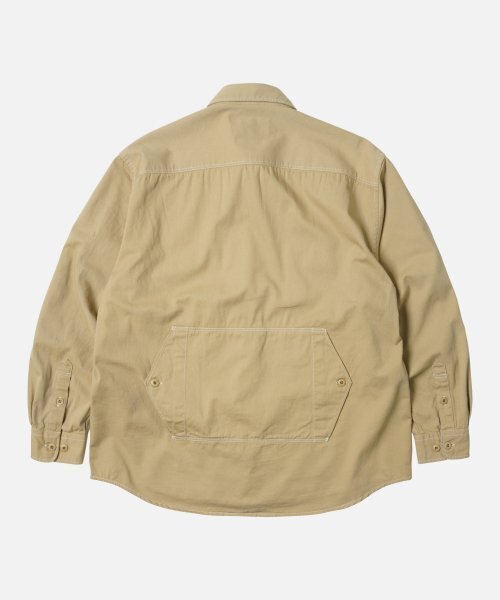 FRIZMWORKS（フリズムワークス）の「TWILL UTILITY POCKET SHIRT JACKET _ BEIGE（シャツ/ブラウス・メンズ・その他・MEDIUM/LARGE/X-LARGE）」の2枚目の写真