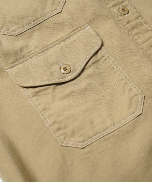 FRIZMWORKS（フリズムワークス）の「TWILL UTILITY POCKET SHIRT JACKET _ BEIGE（シャツ/ブラウス・メンズ・その他・MEDIUM/LARGE/X-LARGE）」の6枚目の写真