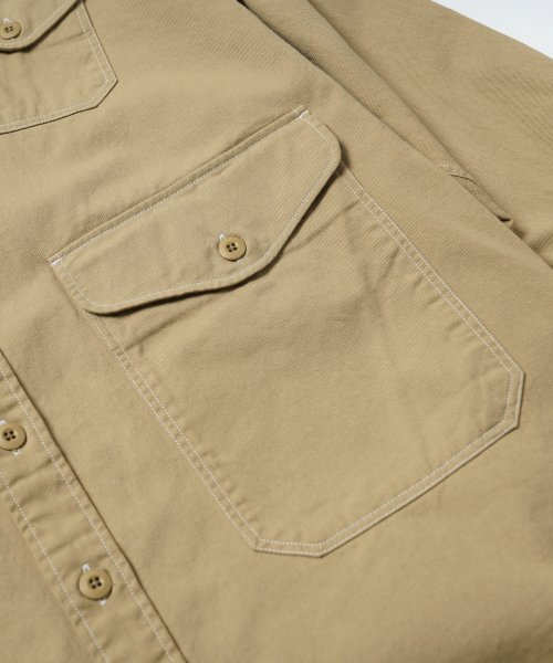 FRIZMWORKS（フリズムワークス）の「TWILL UTILITY POCKET SHIRT JACKET _ BEIGE（シャツ/ブラウス・メンズ・その他・MEDIUM/LARGE/X-LARGE）」の7枚目の写真