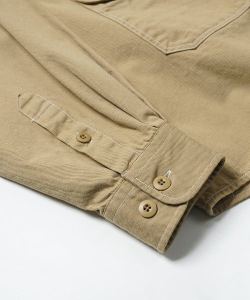FRIZMWORKS（フリズムワークス）の「TWILL UTILITY POCKET SHIRT JACKET _ BEIGE（シャツ/ブラウス・メンズ・その他・MEDIUM/LARGE/X-LARGE）」の8枚目の写真
