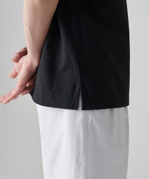 MUSINSA STANDARD（ムシンサスタンダード）の「[クールタンダード] リラックスフィットクルーネックピケTシャツ [ブラック]（Tシャツ/カットソー・メンズ・その他・SMALL/MEDIUM/LARGE/X-LARGE/XX-LARGE/XXX-LARGE）」の7枚目の写真