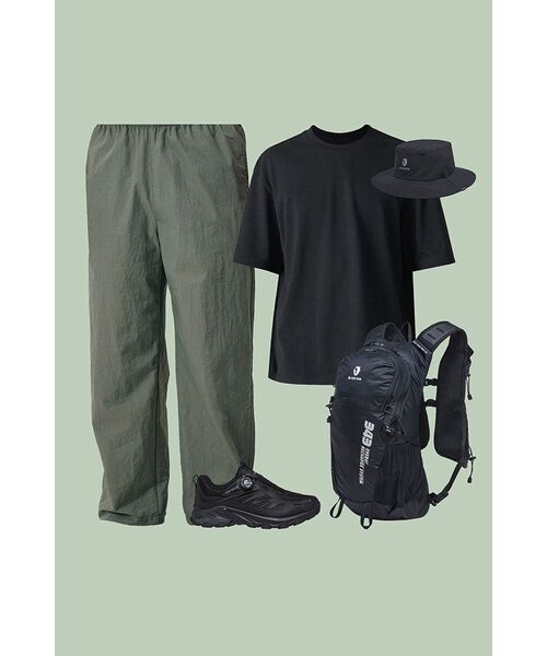 MUSINSA STANDARD（ムシンサスタンダード）の「[クールタンダード] リラックスフィットクルーネックピケTシャツ [ブラック]（Tシャツ/カットソー・メンズ・その他・SMALL/MEDIUM/LARGE/X-LARGE/XX-LARGE/XXX-LARGE）」の8枚目の写真