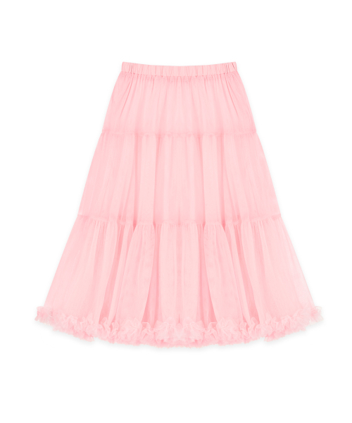 SINOON（シヌーン）の「Tute Midi Skirt (Light Pink)（スカート・レディース・ライトピンク・FREE）」の4枚目の写真
